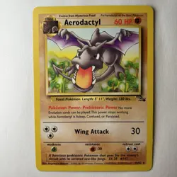 Aerodactyl 16/62 Fossil Set - Non-Holo Rare Pokemon Card - Image 1
