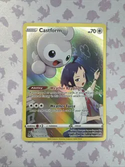 Castform - TG11/TG30 - Pokemon Lost Origins Trainer Gallery Holo Rare Card NM - Image 1