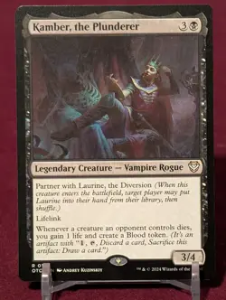 MTG Commander OTJ R Kamber, the Plunderer #0137 - Image 1