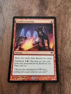 Faithless Looting Dark Ascension Foil - Image 1