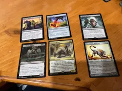6x MTG Commander rares, mythic, and foils Mixed lot MN to good condition - Image 1