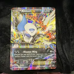 M Absol EX XY63 Mega Evolution Promo Holo 210 HP Disaster Wing Pokemon TCG - Image 1