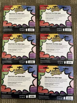 6x Pokemon Ascended Heroes 3 Pack Charmander Ghastly Sticker Blister 18 Pack Lot - Image 2
