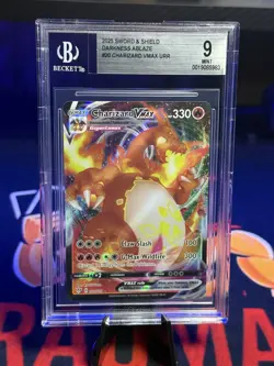 Charizard VMAX 20/189 Pokemon Darkness Ablaze - BGS 9 - Image 1