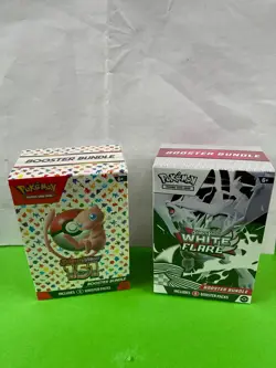 Pokemon ‘Lot of 2’ Booster Bundles 151 and White Flare Factory Sealed - Image 1