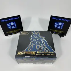 Pokemon TCG Mega Evolution Pokemon Center Lucario ETB Factory Sealed New - Image 1