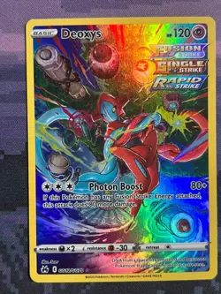 Deoxys GG12/GG70 Pokemon Crown Zenith Galarian Gallery Trainer Gallery Rare NM 1 - Image 1
