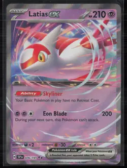 Latias ex Double Rare 076/191 Pokemon TCG Surging Sparks - Image 1