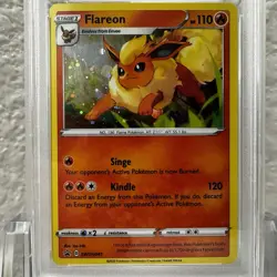 2020 Pokemon SWSH BSP - Flareon #041 Holo - Three Blisters Pack - PSA 9 MINT - Image 3