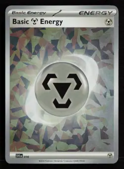 Basic Metal Energy Cracked Ice Holo 016 Pokemon: Scarlet & Violet Energies NM - Image 1
