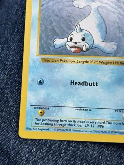 Pokemon TCG Seel Base Set Shadowless 041/102 Uncommon 60 HP 1999 - Image 4