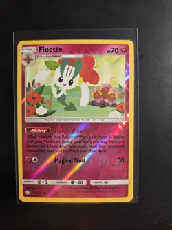 2019 POKEMON TCG FLOETTE 151/236 UNCOMMON REVERSE HOLO COSMIC ECLIPSE NM - Image 1