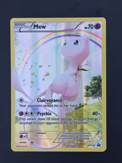 Mew #XY110 | Pokemon Promo | XY | Holo | Full Art Black Star Promo | MP Cond. - Image 1