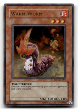 Warm Worm (5D's Tag Force 4) TF04-EN001 Ultra Rare Yu-Gi-Oh! Video Game Promo - Image 1