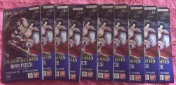 One Piece TCG The Azure Sea’s Seven OP-14 Sleeved Booster Pack Lot Of 10 Sealed - Image 1