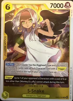 S-Snake EB03-059 RARE One Piece TCG Heroines Edition English - Image 1