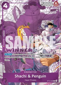 NM-Mint, English One Piece Shachi & Penguin (Winner Pack 2025 Vol. 4) - ST10-008 - Image 1