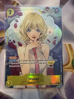 Stussy OP13-110 SR Alternative Art Carrying On His Will One Piece TCG - Image 1