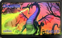Disney Lorcana: Fabled - Maleficent Champ Bundle: Playmat + 4x Promo + 1x Foil - Image 2
