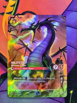 Disney Lorcana: Fabled - Maleficent Champ Bundle: Playmat + 4x Promo + 1x Foil - Image 4