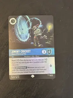 Disney Lorcana Jiminy Cricket Ghost Of Christmas Past Epic 218/204 Winterspell - Image 1