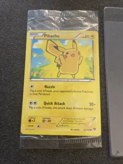 Pokemon Card - Pikachu XY 42/146 - Holo - Movie Promo - Factory Sealed - Image 1