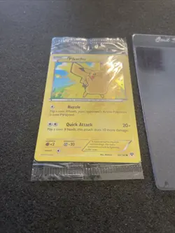 Pokemon Card - Pikachu XY 42/146 - Holo - Movie Promo - Factory Sealed - Image 2