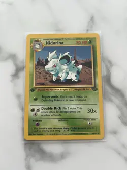 Nidorina 40/64 First Edition Unlimited Uncommon Card(Pokemon TCG Jungle Set) - Image 1