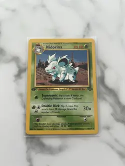 Nidorina 40/64 First Edition Unlimited Uncommon Card(Pokemon TCG Jungle Set) - Image 2