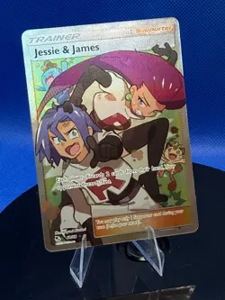 Jessie & James 68/68 NM Pokemon Card TCG Hidden Fates - Image 1