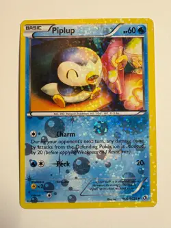 Piplup RC6/RC25 Legendary Treasures: Radiant Collection Holo Pokemon Card - Image 1