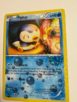 Piplup RC6/RC25 Legendary Treasures: Radiant Collection Holo Pokemon Card - Image 2