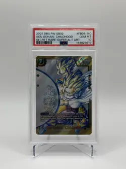 Son Gohan: Childhood FB01-140 SCR Manga Booster 02 Dragon Ball Card English NM - Image 1