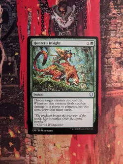 MTG Card: Hunter's Insight (Commander Legends) - Image 1