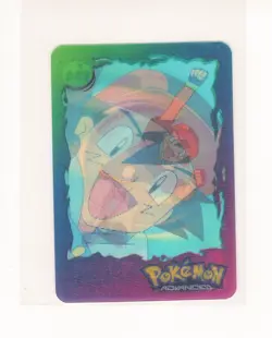 Pokemon Advanced Ash #104 Panini Card Italy Lenticular (G4) - Image 1