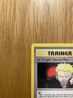 Lt Surges Secret Plan 107/132 Gym Challenge Non Holo Rare Pokemon Tcg Card WOTC - Image 4