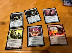 6x MTG Commander rares, mythic, and foils Mixed lot MN to good condition - Image 1