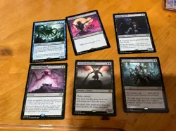 6x MTG Commander rares, mythic, and foils Mixed lot MN to good condition - Image 1