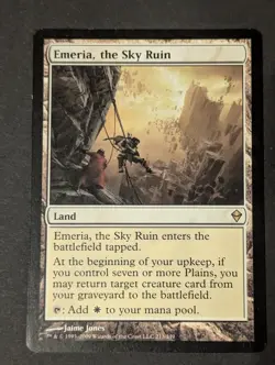 Emeria, The Sky Ruin Zendikar Magic the Gathering MtG (1 of 2) - Image 1