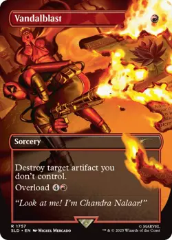 Vandalblast (Borderless) [Secret Lair Marvel] MTG - Image 1