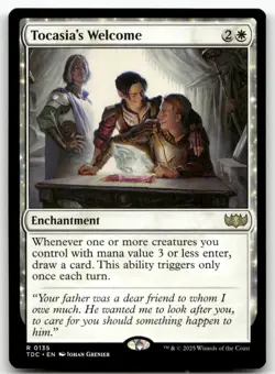 Tocasia's Welcome #135 MTG Tarkir Dragonstorm TDC NM X1 - Image 1