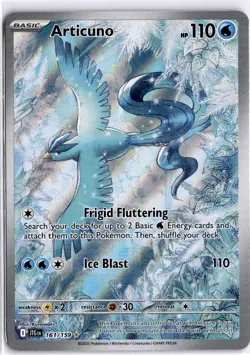 Articuno 2025 Pokemon Journey Together 161/159 Illustration Rare NM - Image 1