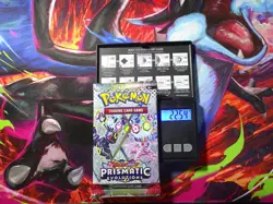 VERY HEAVY! GOD PACKUUU 22.54g Prismatic Evolutions Pokemon TCG Booster (SEALED) - Image 1