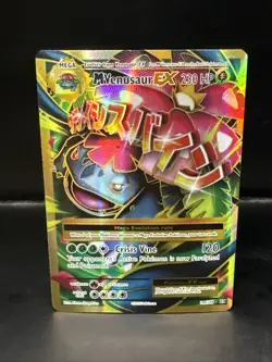 Pokemon M Venusaur EX XY Evolutions Holo Card 100/108 Ultra Rare Full Art A - Image 1
