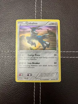 Pokemon TCG - Cobalion - 91/113 - Legendary Treasures - LP Holo Rare (2013) - Image 1