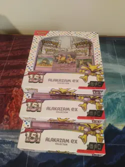 Pokemon TCG: Scarlet & Violet-151 Alakazam ex Collection Booster Box X 3 820650855269 - Image 1