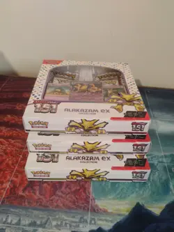 Pokemon TCG: Scarlet & Violet-151 Alakazam ex Collection Booster Box X 3 820650855269 - Image 2