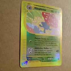 Pokemon Vileplume 43/147 Aquapolis Reverse Holo Rare - Image 2
