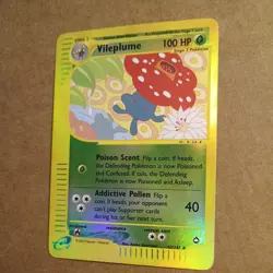 Pokemon Vileplume 43/147 Aquapolis Reverse Holo Rare - Image 3