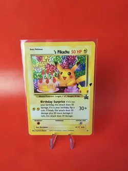 POKEMON TCG BIRTHDAY PIKACHU 24 BLACK STAR PROMO HOLO NM CELEBRATIONS - Image 1
